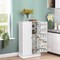 Costway 41'' Farmhouse Kitchen Pantry Storage Cabinet w/Doors Adjustable Shelves